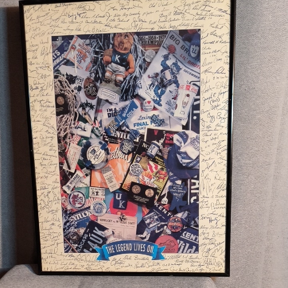 University of Kentucky Memorabilia Collage